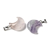 Natural Fluorite Pendants G-H035-01P-05-2