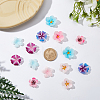 40Pcs 8 Style Plastic Beads KY-DC0001-12-3
