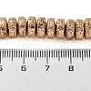 Electroplated Natural Lava Rock Beads Strands G-I360-A04-02-4