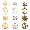 Tibetan Style Alloy Pendants TIBEP-TA0004-02-RS-1