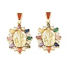 Religion Brass Pave Cubic Zirconia Pendants CU-CBA83A6-01D-G-2