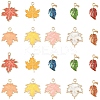 30Pcs 10 Styles Autumn Theme Zinc Alloy Pendants ENAM-YW0006-94-1