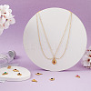 10Pcs 10 Style 304 Stainless Steel Pendants STAS-FW0001-24-6