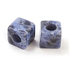 Natural Gemstone European Beads G-F580-B-M-3