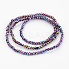 Electroplate Glass Bead Strands LS-EGLA-G014-2mm-FP10-1