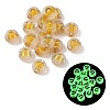 Luminous Transparent Acrylic Beads OACR-P037-01B-U-1