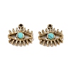 Synthetic Turquoise Eye Charms STAS-U014-06A-02-1