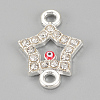 Alloy Rhinestone Links connectors LS-ALRI-S170-20S-1