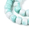 Ombre Effect Dyed Glass Beads Strands GLAA-N067-01A-02-3