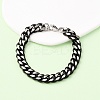 304 Stainless Steel Cuban Link Chain Bracelets for Men Women BJEW-C124-04A-02-2