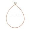 Natural Sunstone Beaded Necklaces NJEW-JN02990-02-1