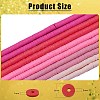 10 Strands 5 Colors Flat Round Handmade Polymer Clay Beads CLAY-SZ0002-02C-2