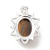 Natural Tiger Eye Pendants G-B033-03P-16-3