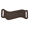 Wave Shaped Cowhide Knife Sheaths AJEW-WH0314-618-1