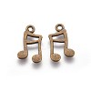 Tibetan Style Alloy Pendants TIBEP-R169-AB-FF-1