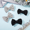 4Pcs 2 Colors Bowknot Detachable Rhinestone Shoe Buckle Clips FIND-GO0002-31-5