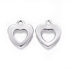 Tarnish Resistant 201 Stainless Steel Hollow Charms LS-STAS-F207-35P-2