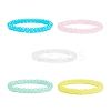6.5MM Imitation Jade Glass Round Beaded Stretch Bracelet for Women BJEW-JB07658-1