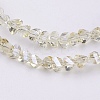 Electroplate Glass Beads Strands EGLA-J145-4mm-PL05-3