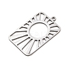 201 Stainless Steel Pendants STAS-I362-01P-04-2