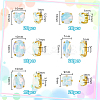 106pcs 6 Style Sew On Rhinestone FIND-OC0004-09G-2