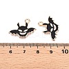 Halloween Theme Alloy Enamel Pendants PALLOY-N176-43-RS-3