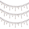 Iron Rhinestone Cup Chains CH-BC0001-03-1