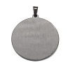 304 Stainless Steel Pendants X-STAS-P321-01EB-2