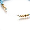 Nylon Cord Braided Bead Bracelets Making BJEW-F360-F17-2