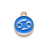 Alloy Enamel Pendants ENAM-S124-01B-02D-2