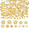 360Pcs 12 Styles Iron Bead Caps IFIN-ME0001-02-1