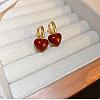 Alloy & 925 Sterling Silver Hoop Earrings LS-EJEW-Q013-03G-1