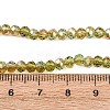 Electroplate Glass Beads Strands EGLA-A034-T4mm-J02-5