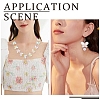 100Pcs 5 Colors Transparent Resin Beads RESI-YW0004-46-6