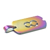 Ion Plating(IP) 304 Stainless Steel Pendants STAS-O127-A08-3
