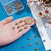 40Pcs 2 Styles Stainless Steel Beads STAS-ME0002-45-3