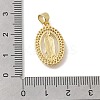 Brass Micro Pave Cubic Zirconia Pendants KK-D431-040G-3