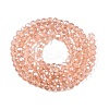 Electroplate Glass Beads Strands EGLA-A044-T3mm-A21-3