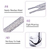 3 Pairs 3 Colors Polyester Cord Shoelace AJEW-TA0002-36A-5