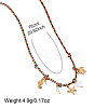 Summer Beach Braided Rope Bib Necklaces SZ6362-2-2