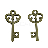 Tibetan Style Alloy Pendants TIBEP-1032-AB-FF-1