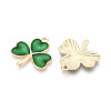 Light Gold Tone Alloy Enamel Pendants FIND-N011-25KCG-2