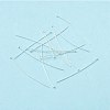 Brass Ball Head Pins KK-WH0058-02D-S-4