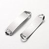 Tarnish Resistant Rectangle 201 Stainless Steel Links connectors STAS-I045-35-1