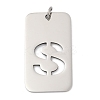 304 Stainless Steel Pendants LS-STAS-M115-01P-S-1