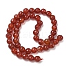 Dyed & Heated Natural Agate Beads Strands G-P539-D01-09-4