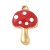 304 Stainless Steel Enamel Pendants STAS-P404-04G-1