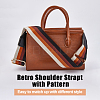 Stripe Pattern Polyester Adjustable Webbing Bag Straps FIND-WH0126-315A-4