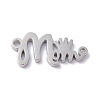 Mother's Day Non-Tarnish 304 Stainless Steel Pendants LS-STAS-C035-01P-1