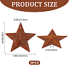 Rust Iron Pendants LS-IFIN-WH0065-16A-2